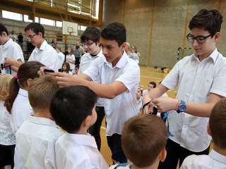 Elsősavató az Arany iskolában (2019) - fotó: Sándor Judit