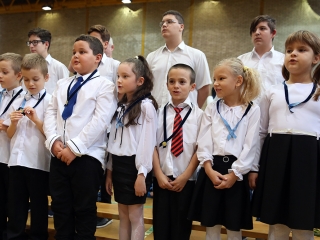 Elsősavató az Arany iskolában (2019) - fotó: Sándor Judit