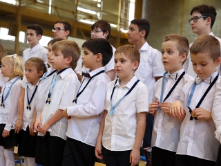 Elsősavató az Arany iskolában (2019) - fotó: Sándor Judit