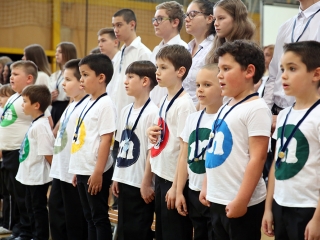 Elsősavató az Arany iskolában (2019) - fotó: Sándor Judit