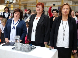 Elsősavató az Arany iskolában (2019) - fotó: Sándor Judit