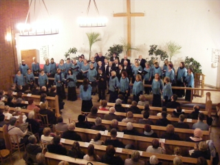 Dunaújvárosi Vegyeskar adventi koncert - fotó: 