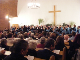 Dunaújvárosi Vegyeskar adventi koncert - fotó: 