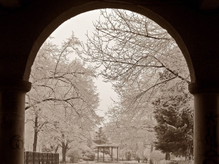 Könnyű séta a hófehérbe öltözött városban - fotó: 