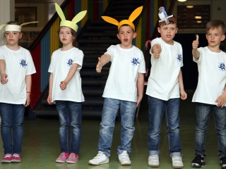 Rajzkiállítás az Arany Iskolában - fotó: Sándor Judit