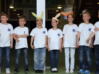 Rajzkiállítás az Arany Iskolában - fotó: Sándor Judit