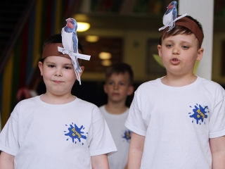 Rajzkiállítás az Arany Iskolában - fotó: Sándor Judit