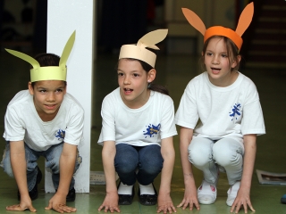 Rajzkiállítás az Arany Iskolában - fotó: Sándor Judit