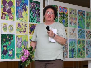 Rajzkiállítás az Arany Iskolában - fotó: Sándor Judit