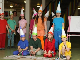 Rajzkiállítás az Arany Iskolában - fotó: Sándor Judit