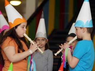 Rajzkiállítás az Arany Iskolában - fotó: Sándor Judit