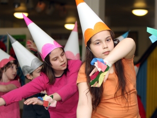 Rajzkiállítás az Arany Iskolában - fotó: Sándor Judit