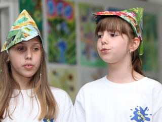 Rajzkiállítás az Arany Iskolában - fotó: Sándor Judit