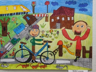 Rajzkiállítás az Arany Iskolában - fotó: Sándor Judit