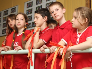 Rajzkiállítás az Arany Iskolában - fotó: Sándor Judit