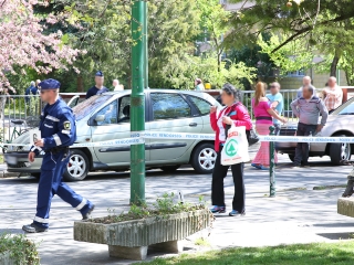 Lövöldözés a kórháznál - fotó: Ónodi Zoltán