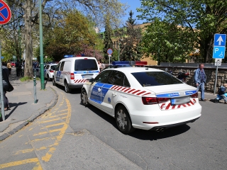 Lövöldözés a kórháznál - fotó: Ónodi Zoltán