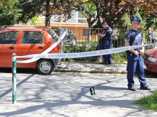 Lövöldözés a kórháznál - fotó: Ónodi Zoltán