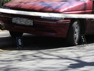 Lövöldözés a kórháznál - fotó: Ónodi Zoltán