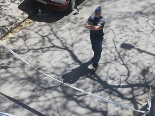 Lövöldözés a kórháznál - fotó: Ónodi Zoltán