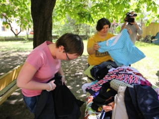 Adomány a Jószolgálati Otthonnak - fotó: Ónodi Zoltán