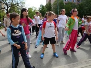 Petőfi iskolások futóversenye - fotó: Ónodi Zoltán