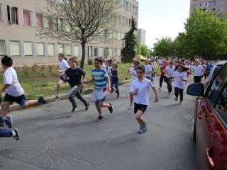 Petőfi iskolások futóversenye - fotó: Ónodi Zoltán