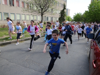 Petőfi iskolások futóversenye - fotó: Ónodi Zoltán