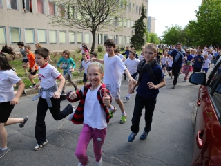 Petőfi iskolások futóversenye - fotó: Ónodi Zoltán