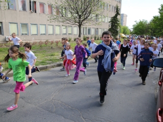 Petőfi iskolások futóversenye - fotó: Ónodi Zoltán