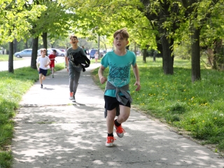 Petőfi iskolások futóversenye - fotó: Ónodi Zoltán