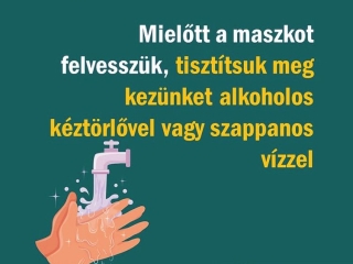 A helyes maszkviselet szabályai - fotó: 