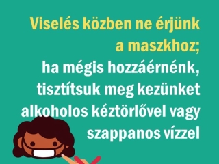 A helyes maszkviselet szabályai - fotó: 