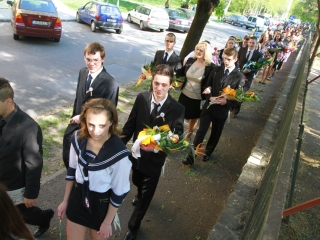 Ballagás: Kereskedelmi iskola - fotó: Ónodi Zoltán