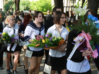 Ballagás: Kereskedelmi iskola - fotó: Ónodi Zoltán