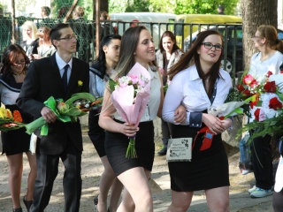 Ballagás: Kereskedelmi iskola - fotó: Ónodi Zoltán