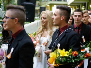 Ballagás a Dunaferr iskolában - fotó: Ónodi Zoltán