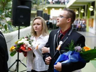 Ballagás a Dunaferr iskolában - fotó: Ónodi Zoltán