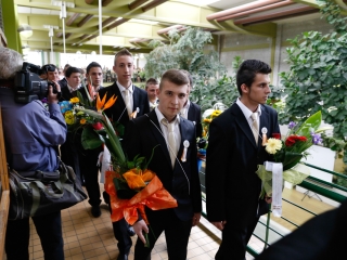 Ballagás a Dunaferr iskolában - fotó: Ónodi Zoltán