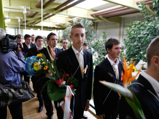 Ballagás a Dunaferr iskolában - fotó: Ónodi Zoltán