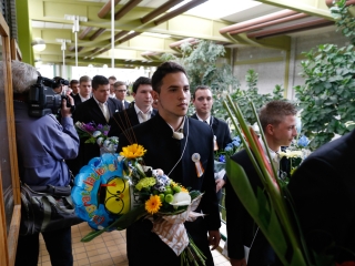 Ballagás a Dunaferr iskolában - fotó: Ónodi Zoltán