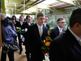 Ballagás a Dunaferr iskolában - fotó: Ónodi Zoltán