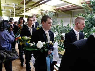 Ballagás a Dunaferr iskolában - fotó: Ónodi Zoltán