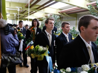 Ballagás a Dunaferr iskolában - fotó: Ónodi Zoltán