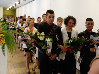 Ballagás a Dunaferr iskolában - fotó: Ónodi Zoltán