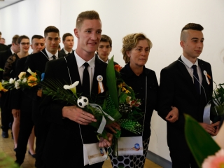 Ballagás a Dunaferr iskolában - fotó: Ónodi Zoltán