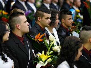 Ballagás a Dunaferr iskolában - fotó: Ónodi Zoltán