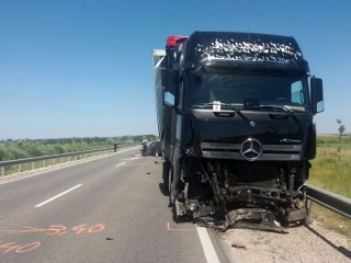 Halálos baleset a 62-es úton - fotó: 