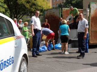 Gyűjtőakció a Rómain: mindent bele! - fotó: 