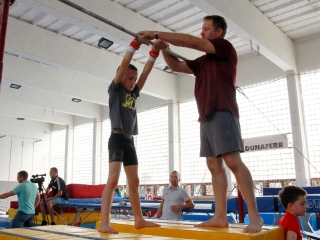 A Bánkiban edzenek a tornászok! - fotó: 